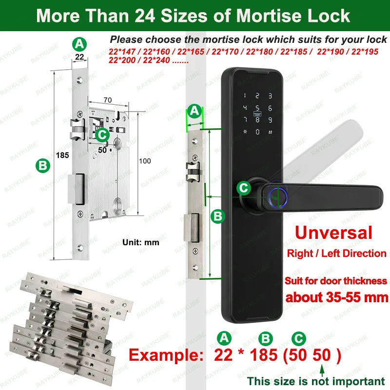 picture 8 RAYKUBE Biometric Fingerprint Door Lock K7 Pro+ Smart Lock Tuya App Remote Unlocking Keyless Lock Electronic Door Lock. Biometric Fingerprint Door Lock K7 Pro+ Smart Lock Remote Unlocking Keyless Lock Electronic Door Lock&nbsp; Kwikset smart lock smart lock schlage smart lock smart locks google smart lock kwikset smart lock reset smart door locks&nbsp; yale smart lock best smart locks smart to lock best smart lock august smart lock best smart lock