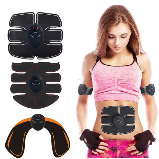 Electric Muscle Stimulator EMS Wireless Buttocks Hip Trainer Abdominal Electrical Stimulator Fitness Body Slimming Massager Electrical Stim E-stim muscle stimulation muscle stim portable and handy e stim device e-stim device lady 