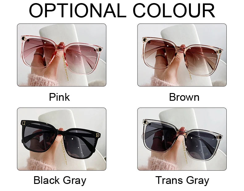 Fashion Oversized Sunglasses Woman Brand Designer Vintage Square Sun Glasses Female Big Frame Gradient Shades Oculos De Sol&nbsp; Fashion sunglasses fashionable sunglasses mens fashion sunglasses men's sunglasses fashion shades sunglasses fashion sunglasses for men womens fashion sunglasses ladies fashion sunglasses fashion sunglasses for women female fashion sunglasses new fashion sunglasses optional color