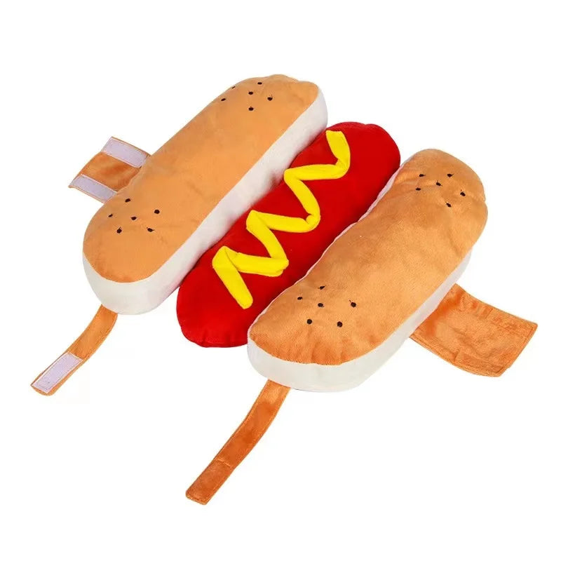 Halloween Costume Hot Dog Shaped Dachshund Sausage Adjustable Clothes Funny Warmer For Puppy Dog Cat pet Dress Up Supplies Dog clothes dog clothing big dog clothing designer dog clothes dog and clothing dog clothes for small dogs dogs in clothes clothes for dogs dog clothes near me small dog clothes clothing for dogs nice material