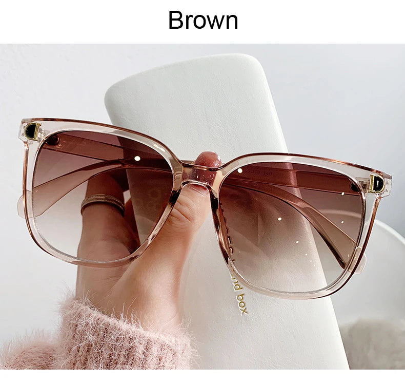 Fashion Oversized Sunglasses Woman Brand Designer Vintage Square Sun Glasses Female Big Frame Gradient Shades Oculos De Sol&nbsp; Fashion sunglasses fashionable sunglasses mens fashion sunglasses men's sunglasses fashion shades sunglasses fashion sunglasses for men womens fashion sunglasses ladies fashion sunglasses fashion sunglasses for women female fashion sunglasses new fashion sunglasses brown color 