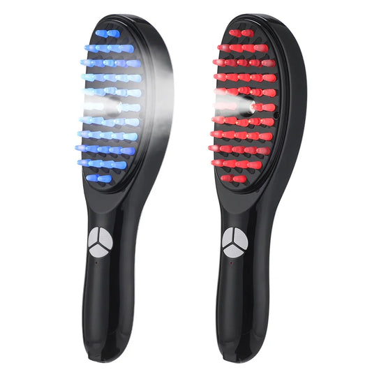  Electric Spray Massage Comb Hair Growth Vibration Head Massager Brush LED Anti Hair Loss Scalp Liquid Medicine Atomizing Comb Head massager head massager near me head massage head and massage indian hair massage head&nbsp; to toe massage happy head massage massage shower head head massage spa red and blue 