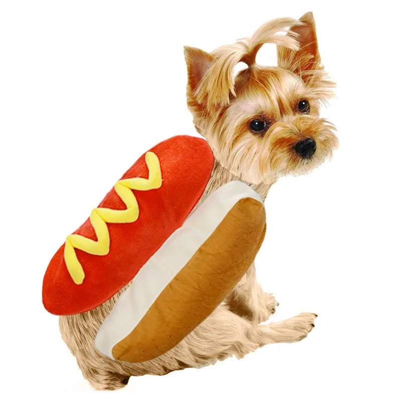 Halloween Costume Hot Dog Shaped Dachshund Sausage Adjustable Clothes Funny Warmer For Puppy Dog Cat pet Dress Up Supplies Dog clothes dog clothing big dog clothing designer dog clothes dog and clothing dog clothes for small dogs dogs in clothes clothes for dogs dog clothes near me small dog clothes clothing for dogs hotdog pic 1