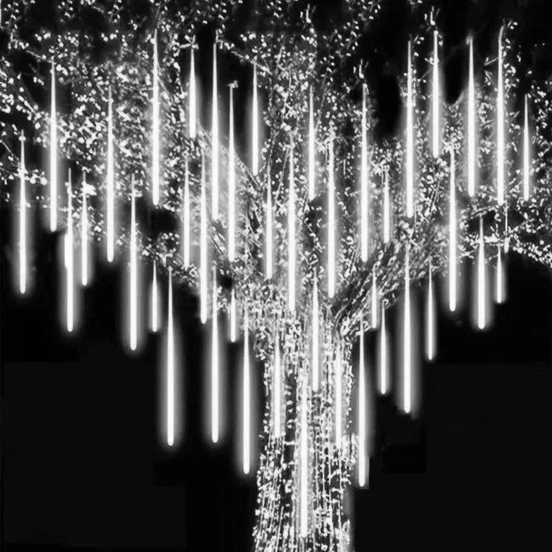 Christmas Decoration 2024 Led Lights Decorations for Outdoor Tree Garland Lighting Mood Light Garden String Party Lights Festoon