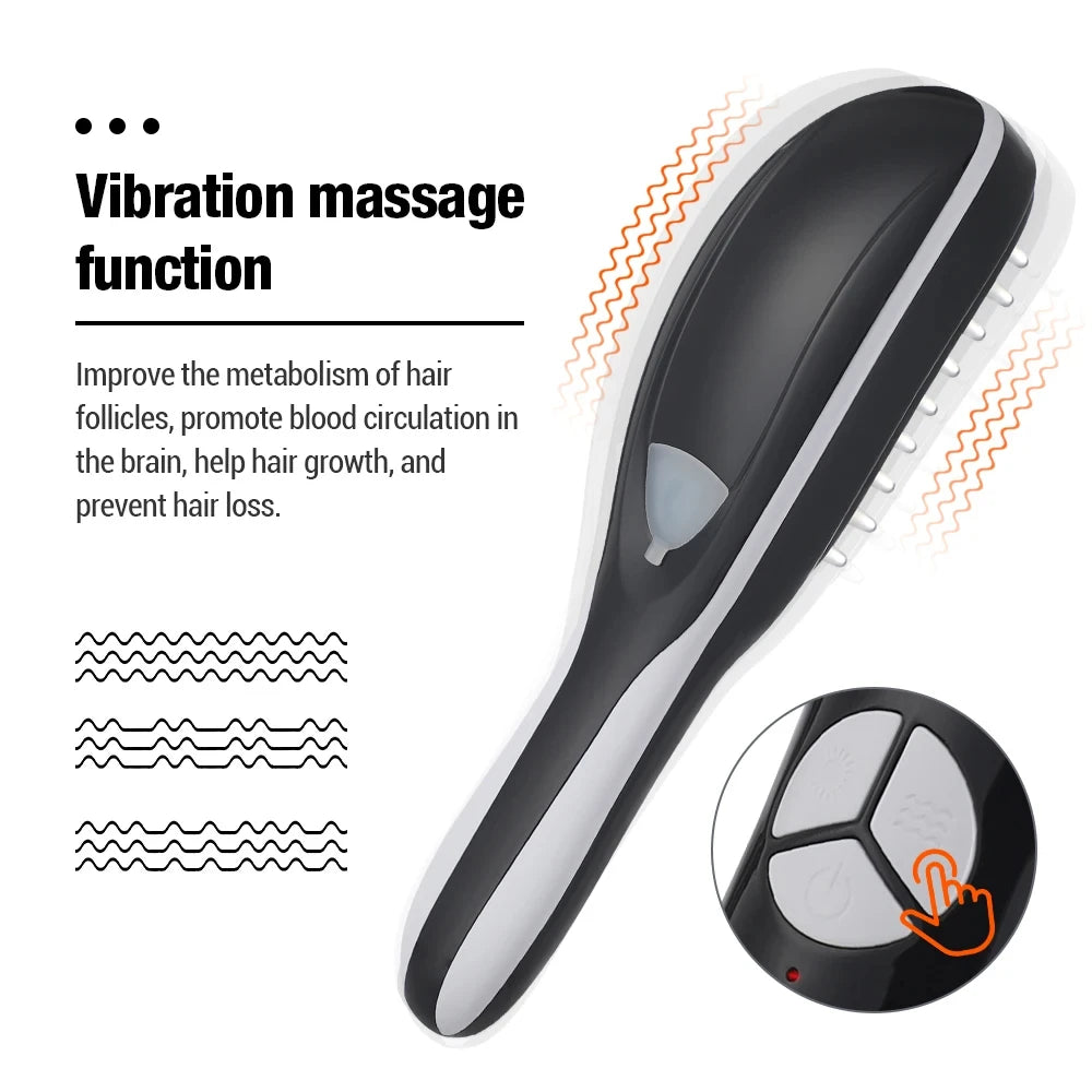  Electric Spray Massage Comb Hair Growth Vibration Head Massager Brush LED Anti Hair Loss Scalp Liquid Medicine Atomizing Comb Head massager head massager near me head massage head and massage indian hair massage head&nbsp; to toe massage happy head massage massage shower head head massage spa vibration 