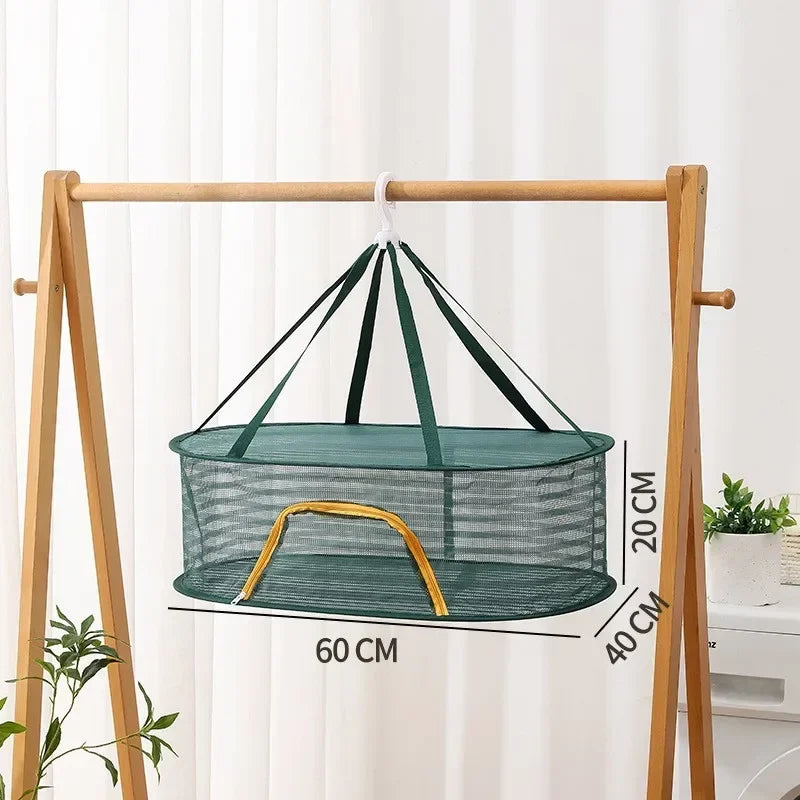 Multi-layer Foldable Sun Dry Netting Multi-functional Drying Net Drying Cage Folding Fish Net Drying Net Anti-fly net Home Drying Vegetable Net Drying Net Bag foldable drying net sun dry net portable dryer portable sundry sun drier sun dryer sun dry net multifunctional sun drier multi layer dryer 1 layer pic