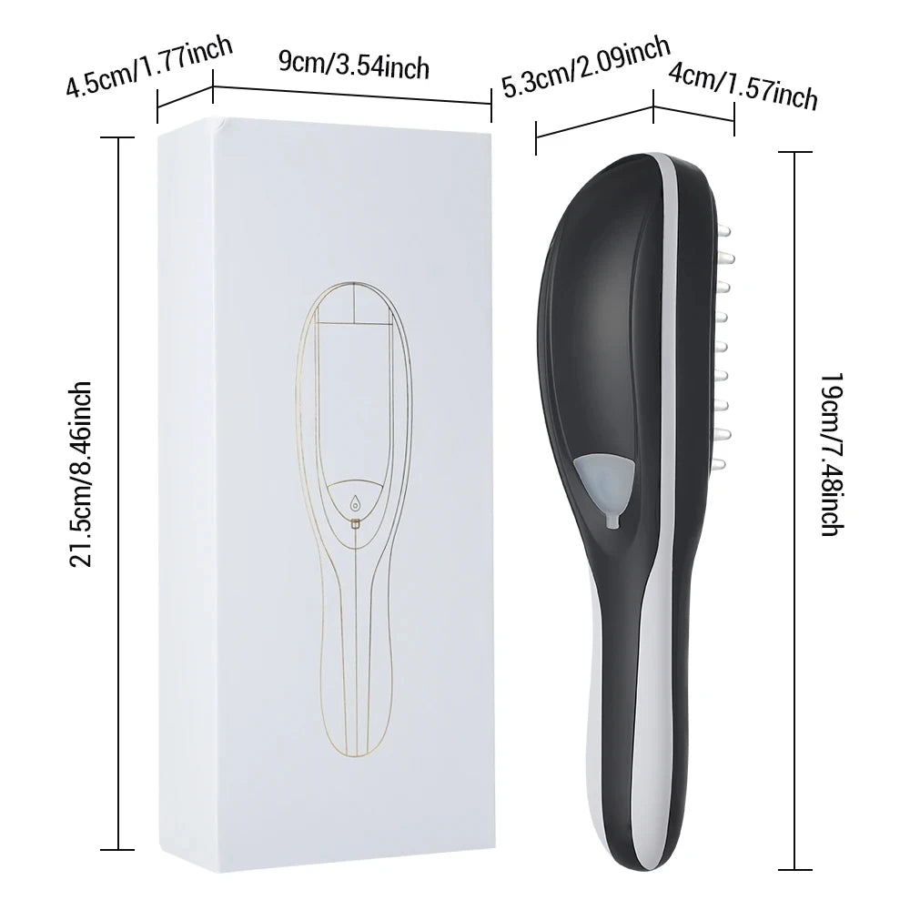  Electric Spray Massage Comb Hair Growth Vibration Head Massager Brush LED Anti Hair Loss Scalp Liquid Medicine Atomizing Comb Head massager head massager near me head massage head and massage indian hair massage head&nbsp; to toe massage happy head massage massage shower head head massage spa backview