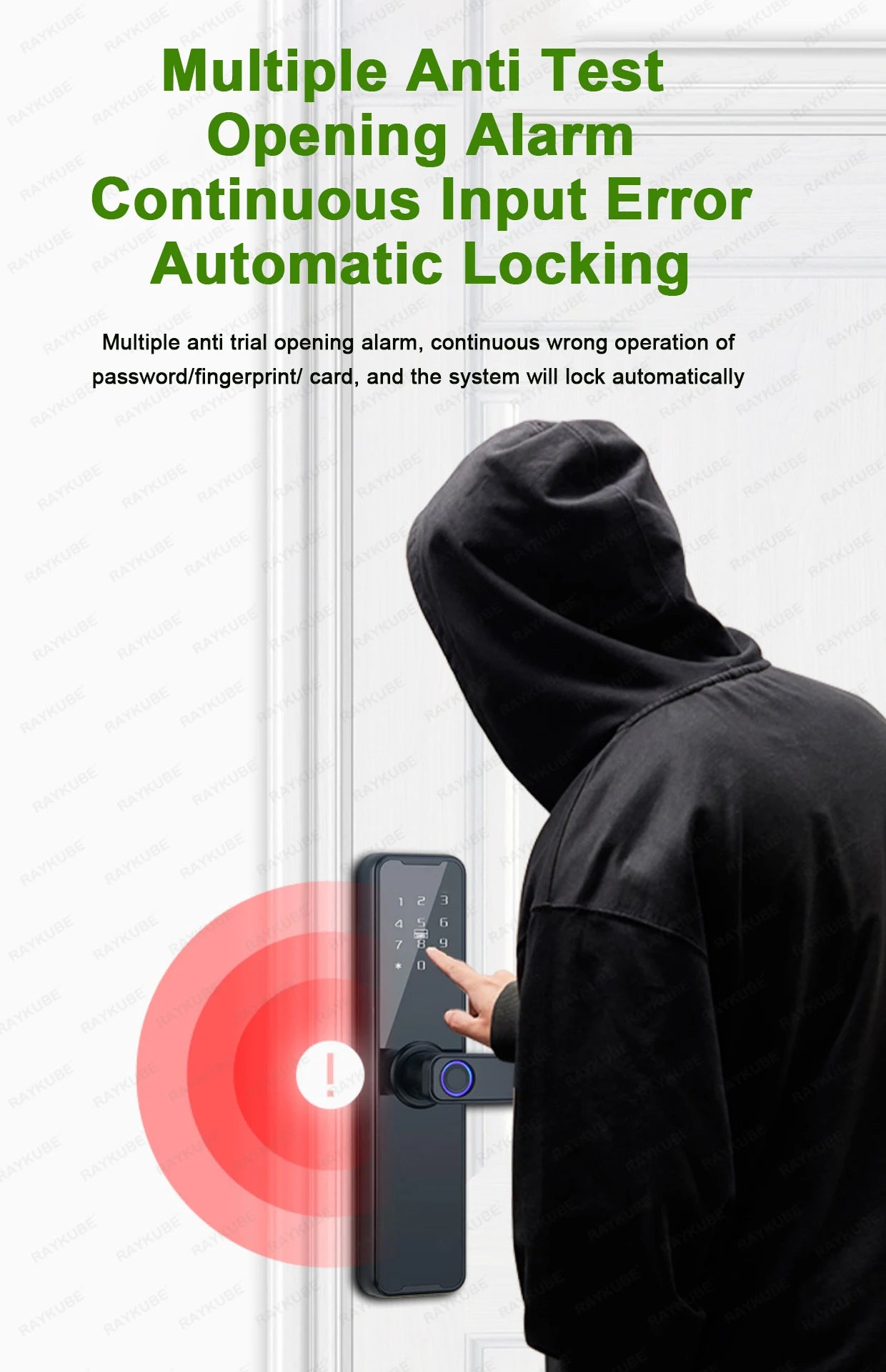 RAYKUBE Biometric Fingerprint Door Lock K7 Pro+ Smart Lock Tuya App Remote Unlocking Keyless Lock Electronic Door Lock. Biometric Fingerprint Door Lock K7 Pro+ Smart Lock Remote Unlocking Keyless Lock Electronic Door Lock&nbsp; Kwikset smart lock smart lock schlage smart lock smart locks google smart lock kwikset smart lock reset smart door locks&nbsp; yale smart lock best smart locks smart to lock best smart lock august smart lock best smart lock stolen