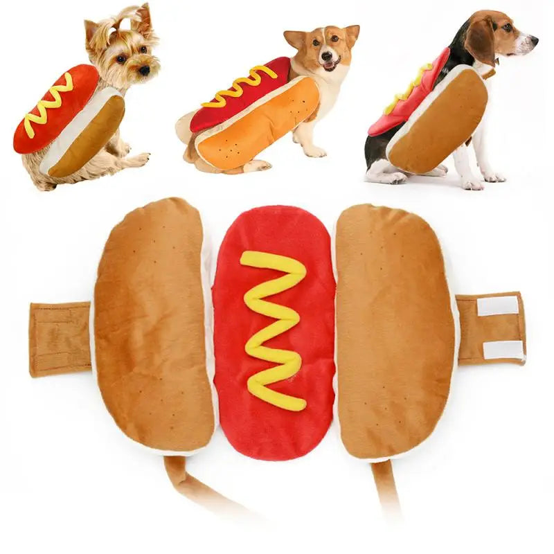 Halloween Costume Hot Dog Shaped Dachshund Sausage Adjustable Clothes Funny Warmer For Puppy Dog Cat pet Dress Up Supplies Dog clothes dog clothing big dog clothing designer dog clothes dog and clothing dog clothes for small dogs dogs in clothes clothes for dogs dog clothes near me small dog clothes clothing for dogs it is good for dogs