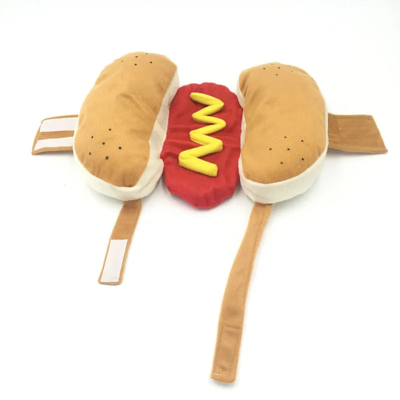 Halloween Costume Hot Dog Shaped Dachshund Sausage Adjustable Clothes Funny Warmer For Puppy Dog Cat pet Dress Up Supplies Dog clothes dog clothing big dog clothing designer dog clothes dog and clothing dog clothes for small dogs dogs in clothes clothes for dogs dog clothes near me small dog clothes clothing for dogs funny clothes