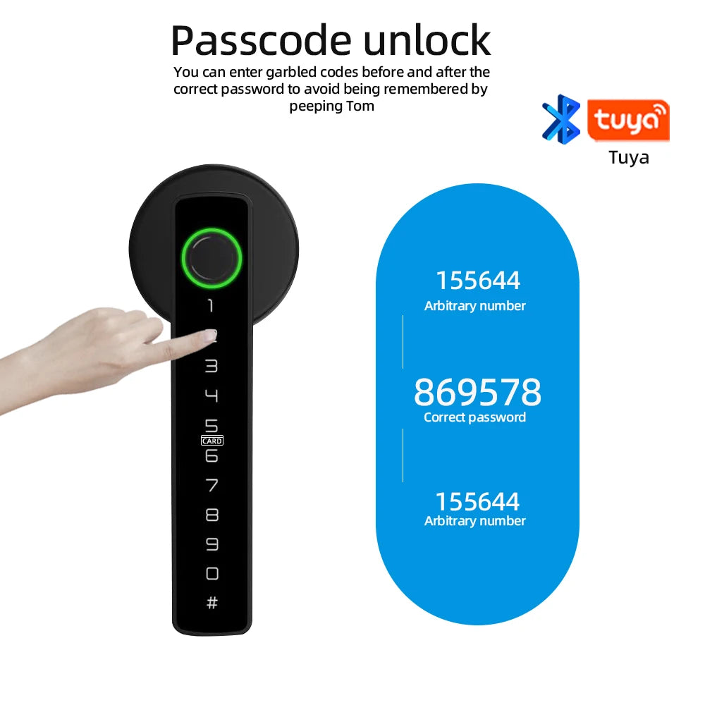 digital door lock digital lock digital locks digital door locks digital lock digital front door lock best digital door locks fingerprint door lock digital electronic lock with password key IC card smartlife tuya app unlock&nbsp; passcode unlock