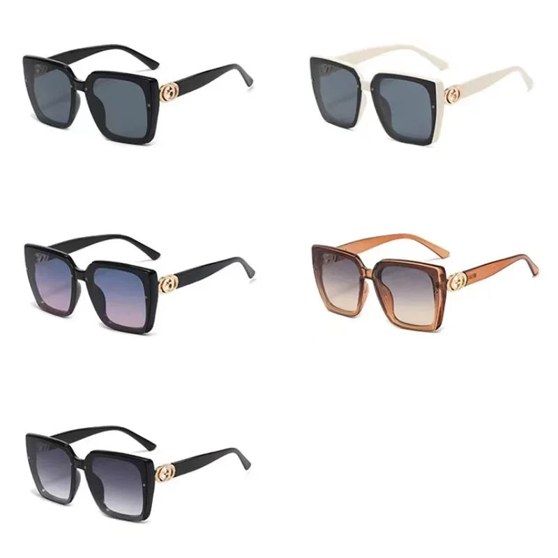 New Large Frame Square Sunglasses Women's Brand Designer Fashion Sun Glasses Women Outdoor Travel Eyewear UV400 Oculos De Sol&nbsp; Fashion sunglasses fashionable sunglasses mens fashion sunglasses men's sunglasses fashion shades sunglasses fashion sunglasses for men womens fashion sunglasses ladies fashion sunglasses fashion sunglasses for women female fashion sunglasses new fashion sunglasses selection 