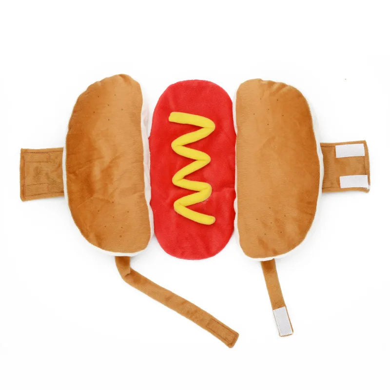 Halloween Costume Hot Dog Shaped Dachshund Sausage Adjustable Clothes Funny Warmer For Puppy Dog Cat pet Dress Up Supplies Dog clothes dog clothing big dog clothing designer dog clothes dog and clothing dog clothes for small dogs dogs in clothes clothes for dogs dog clothes near me small dog clothes clothing for dogs funny clothes 2