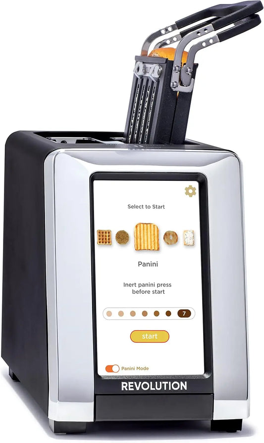 R180B High-Speed Touchscreen Toaster, 2-Slice Smart Toaster with Patented InstaGLO Technology & Revolution