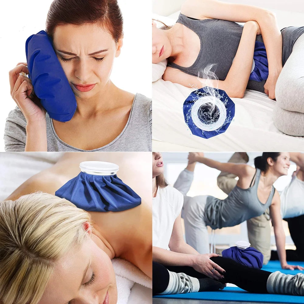 Ice Pack for Injuries Reusable, Ice Bags Hot Water Bag for Hot &amp; Cold Therapy and Pain Relief with Cover, No-Leak Elastic Breathable Ice Bag&nbsp;Rice rest ice compression elevation rest ice compression elevation rice rest ice compression and elevation after applying ice compress ice compression machine does compressed ice melt rest ice compression ice compress ice compression compress use